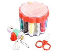 Axentia Nähgarnbox transparent Kunststoff B/H/L: ca. 8x6,5x8 cm