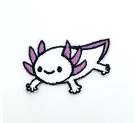Axolotl bestickter Aufnäher zum Aufbügeln