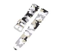 AXTGBHL 18 mm Uhrenarmband AQ-S810W AE-1000W AE-1200/1300 SGW-300 Strap Men Camouflage Silikon Armband Zubehör Gummi Handgelenk Armband Zubehör geeignet für Casio, Weiß, Silber, 18mm