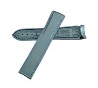 AXTGBHL 20 mm, 22 mm, 19 mm, 21 mm, Silikon-Uhrenarmband, passend für Hamilton Khaki Field Scuba Frogman Fit für Gear S3, passend für Seiko5 Sumo 007, Uhrenarmband-Werkzeug, Schwarz/Blau, 10mm