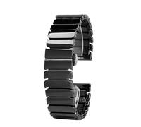 AXTGBHL 20MM 22MM Keramikarmband Armband Damen Herren Armband Fit for Omega Fit for Casio Fit for Armani Fit for Huawei GT2 GT3 Fit for DW Fit for KC Fit for Samsung Keramik-Uhrenarmband(4103-black,21