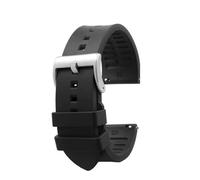AXTGBHL 23mm 24mm Fluorkautschukarmband passend for Casio Fit For G-SHOCK PRW-6600 PRG-600YB 650 PRW-60Y/50Y/70Y Serie Herren Sport wasserdichtes Armband(Black silver,23mm)