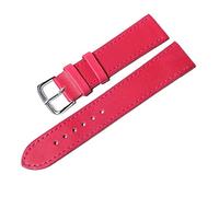 AXTGBHL Glattes PU-Uhrenarmband aus Leder, 1 2 mm, 14 mm, 16 mm, 18 mm, 20 mm. Schauen Sie sich die Uhrenarmbänder in den Süßigkeiten für Uhren an (Rosa, 20 mm), Rose, 20mm