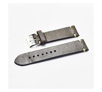 AXTGBHL Handgemachtes Lederarmband Lederarmband 18mm 20mm 22mm 24mm Uhr Zubehör Edelstahl Männer Frau(Beige,26mm)