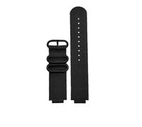 AXTGBHL Konvexen Mund Leinwand armband Fit for CASIO Fit for PROTREK Serie prg-260/270 prw-2500t /3500/5000/5100 Nylon uhr band(Black-black)