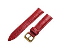 AXTGBHL Leder-Uhrenarmband, 18 mm, 20 mm, 22 mm, Schwarz, Dunkelbraun, Damen, Herren, mit Streichholzschnalle aus Edelstahl, Hellblau, 16mm