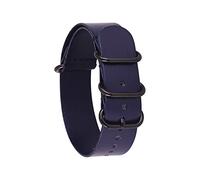 AXTGBHL Lederarmband Armband Männer Damen Silber Schwarz Ring Dinkel Armband Band Zubehör 14mm 16 18 mm 20 mm 22 mm 24 mm passen für NATO Geeignet für Zulu, 18mm, synthetic-resin, agate