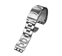 AXTGBHL Massives Edelstahl-Armband, passend for Swatch YGS740, YGS749G, YIS401, YCS443, YVS451, passend for IRONY, Herrenarmband, 17 mm, 19 mm, 21 mm, Damenarmband(G20-silver,19mm)