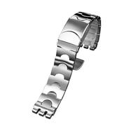 AXTGBHL Massives Edelstahl-Armband, passend for Swatch YGS740, YGS749G, YIS401, YCS443, YVS451, passend for IRONY, Herrenarmband, 17 mm, 19 mm, 21 mm, Damenarmband(171-silver,19mm)
