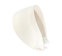 axy Breiter Haarreif aus Strickstoff Wunderschön Damen Stirnband Haarschmuck Haarreifen Hairband HR38A (Weiss, Extra breit)