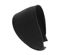 axy Breiter Haarreif aus Strickstoff Wunderschön Damen Stirnband Haarschmuck Haarreifen Hairband HR38A (Schwarz, Extra breit)