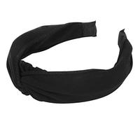 axy Breiter Haarreif mit raffinierten Knoten-Vintage-Wunderschön Stirnband Haarschmuck Damen Haarreifen HR34b Stil A (Stil A - Schwarz)