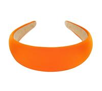 axy Breiter Haarreif mit Stoff gepolstertes Candy Colours - Wunderschön Damen Stirnband Haarschmuck Haarreifen HRK2A (Orange)