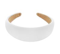 axy Breiter Haarreif mit Stoff gepolstertes Candy Colours - Wunderschön Damen Stirnband Haarschmuck Haarreifen HRK2A (Weiss)