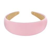 axy Breiter Haarreif mit Stoff gepolstertes Candy Colours - Wunderschön Stirnband Haarschmuck Haarreifen HRK2A (01 Rosa)