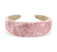 axy Breiter Haarreif mit Stoff gepolstertes in Marmoroptik Eleganter Wunderschön Damen Haarreifen Stirnband Haarschmuck Hairband HRK2AMar (Rosa, breit)