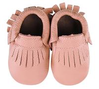 axy-BS1 Leder Lauflernschuhe Krabbelschuhe Babyschuhe mit verschiedene Fraben (18-24 Monate, Pink)