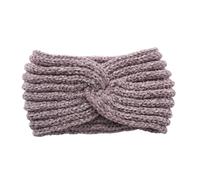axy Damen Strick Haarband mit Twist Knoten Winter Stirnband, Headband gestrickt Haarbänder HBW3 (Braun)