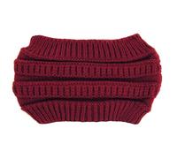 axy Damen Strick Haarband Winter Stirnband, Headband gestrickt Haarbänder HBW4 (Rot)