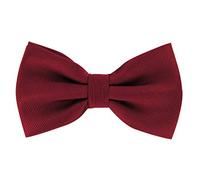 axy Edle Fliege mit Haken Herren Schleife, bereits gebunden, Konfirmation verstellbar FLI5 (Weinrot)