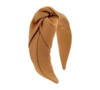 axy Eleganter Haarreif in modischem Design - Wunderschön Haarreifen Damen Stirnband Haarschmuck HRM3 (Orangebraun)