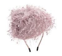 axy Fascinator Haarreif Hut mit Schleife Braut Kopfschmuck - Wunderschön Haarreifen Damen Stirnband Haarschmuck HRHU1 (Altrosa)