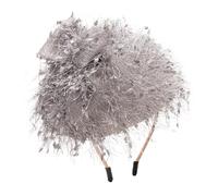 axy Fascinator Haarreif Hut mit Schleife Braut Kopfschmuck - Wunderschön Haarreifen Damen Stirnband Haarschmuck HRHU1 (Grau)