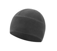 axy Fleece Mütze Wintermütze Laufmütze Fahrradmütze Sport Radmütze für Herren und Damen Helm Unterziehmütze Winddicht Thermo Radsport Radfahren Laufen MUHE3 (Dunkelgrau)