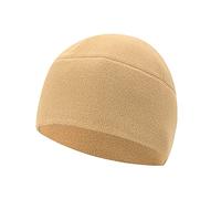 axy Fleece Mütze Wintermütze Laufmütze Fahrradmütze Sport Radmütze für Herren und Damen Helm Unterziehmütze Winddicht Thermo Radsport Radfahren Laufen MUHE3 (Beige)