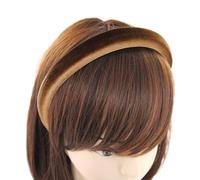 axy Gepolstert Haarreif aus Samt Wunderschön Damen Stirnband Haarschmuck Haarreifen HRK10 (Braun)