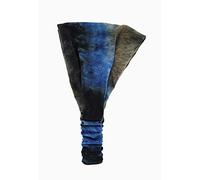 axy Haarband Yoga Headband Hairband Stirnband Kopftuch Kopf Abdeckung auch für Sport in Verschiedenen Farben (Batik - Blau/Oliver)