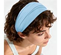 axy Haarband Yoga Headband Hairband Stirnband Kopftuch Kopf Abdeckung auch für Sport in Verschiedenen Farben (Hellblau)