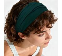 axy Haarband Yoga Stirnband Headband Hairband Wunderschön Damen Haarschmuck Sport Stirnbänder HB4 (Dunkelgrün, Extra breit)