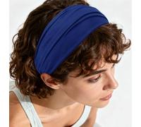 axy Haarband Yoga Stirnband Headband Hairband Wunderschön Damen Haarschmuck Sport Stirnbänder HB4 (Blau, Extra breit)