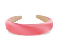 axy Haarreif aus gepolstertem Seidenstoff in eleganten festlichen Farben Wunderschön Damen Stirnband Haarschmuck Haarreifen Hairband HRK2Ro (Rosapink)