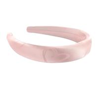 axy Haarreif aus Seidenstoff mit Herzmuster, Stoff gepolstertes Love Herz Wunderschön Damen Stirnband Haarschmuck Haarreifen Hairband HRK2BL (Altrosa)