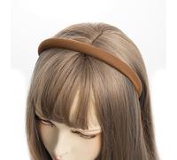 axy Haarreif aus Stoff mit feinen Metallicfäden - gepolstert - Wunderschön Damen Stirnband Haarschmuck Haarreifen HRK7B (Braun)