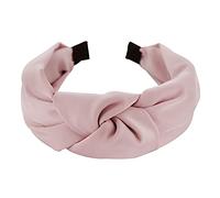 axy Haarreif mit Knoten und Satin bezogen-Vintage-Wunderschön Stirnband Haarschmuck Damen Haarreifen HR35A (Altrosa)
