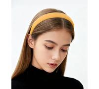 axy Haarreif mit Stoff gepolstertes Candy Colours - Wunderschön Damen Stirnband Haarschmuck Haarreifen HRK7 (Gelb)