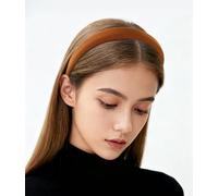 axy Haarreif mit Stoff gepolstertes Candy Colours - Wunderschön Damen Stirnband Haarschmuck Haarreifen HRK7 (Orangebraun)