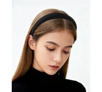 axy Haarreif mit Stoff gepolstertes Candy Colours - Wunderschön Damen Stirnband Haarschmuck Haarreifen HRK7 (Schwarz)