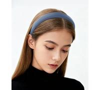axy Haarreif mit Stoff gepolstertes Candy Colours - Wunderschön Damen Stirnband Haarschmuck Haarreifen HRK7 (Jeansblau)