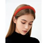 axy Haarreif mit Stoff gepolstertes - Wunderschön Stirnband Haarschmuck Haarreifen HRK7C (Rostrot)