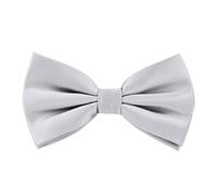 axy Herren Fliege Schleife, bereits gebunden, Konfirmation verstellbar Farbauswahl FLI7 (Lichtgrau)