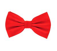 axy Herren Fliege Schleife, bereits gebunden, Konfirmation verstellbar Farbauswahl FLI7 (Rot)