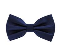 axy Herren Fliege Schleife, bereits gebunden, Konfirmation verstellbar Farbauswahl FLI7 (Schwarzblau)