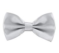 axy Hochwertige Herren Fliege Schleife Konfirmation verstellbar in verschiedenen Farben FLI1 (Hellgrau)