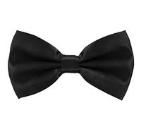 axy Hochwertige Herren Fliege Schleife Konfirmation verstellbar in verschiedenen Farben FLI1 (Schwarz)