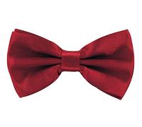 axy Hochwertige Herren Fliege Schleife Konfirmation verstellbar in verschiedenen Farben FLI1 (Weinrot)