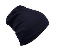axy Kinder Slouch Beanie Long Mütze 1-5 Jahre alt Jungen Mädchen Kleinkind Unisex Unifarbe KIMU1 (Schwarzblau)